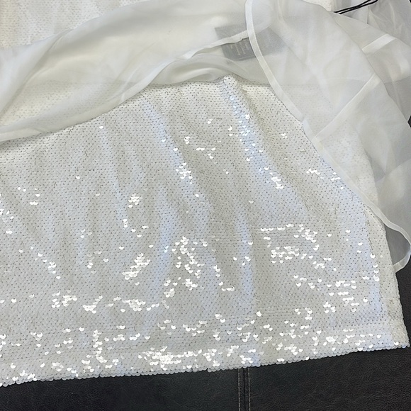 DG2 by Diane Gilman Asymmetric Blouse with Sequin Tank - Picture 4 of 10